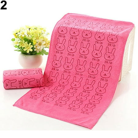 BREATHABLE CUTE BABY RABBIT CARTOON SOFT BATH FEEDING TOWEL WASHCLOTH SMART